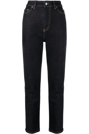 Ganni Slim-leg cropped jeans