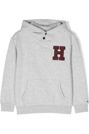 Tommy Hilfiger Letter-patch pullover hoodie