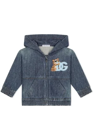 Dolce & Gabbana Logo-motif denim hoodie