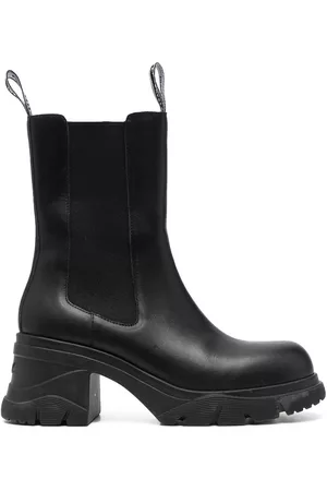 Karl Lagerfeld Women Boots - Bridger leather midi boots