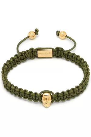 NORTHSKULL Men Bracelets & Bangles - Atticus Skull macramé bracelet