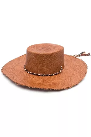 SENSI STUDIO Women Hats - Braided band wide-brim hat