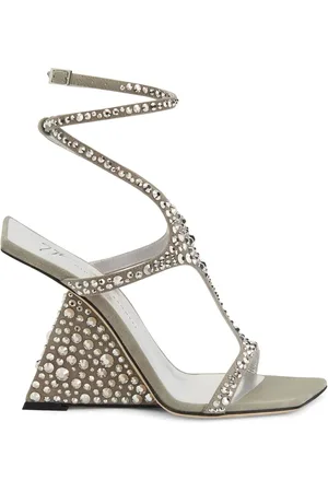 Giuseppe Zanotti Tutankamon 105mm crystal-embellished sandals