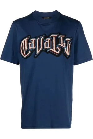 Roberto Cavalli Logo print cotton T-shirt