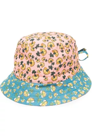 ZIMMERMANN Girls Hats - Floral-print bucket hat