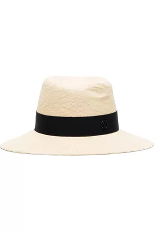 Le Mont St Michel Women Hats - Logo ribbon trim fedora hat