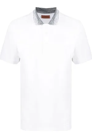 Missoni Zig-zag collar polo shirt