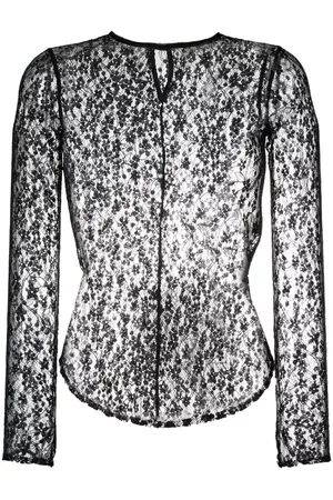 Isabel Marant Long-sleeved lace top