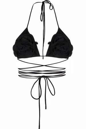 MAGDA BUTRYM Floral-effect bikini top