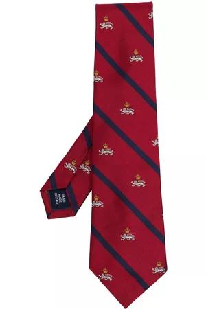 Ralph Lauren Embroidered striped tie