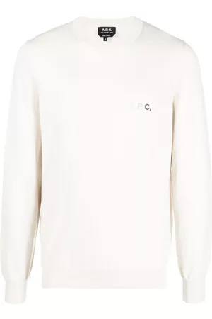 A.P.C. Logo-embroidered sweater