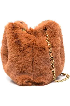 Nanushka Faux-fur tote bag