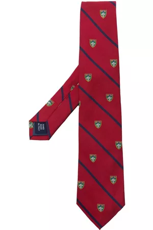 Ralph Lauren Men Bow Ties - Crest-print tie
