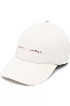 Brunello Cucinelli Men Caps - Embroidered-logo baseball cap