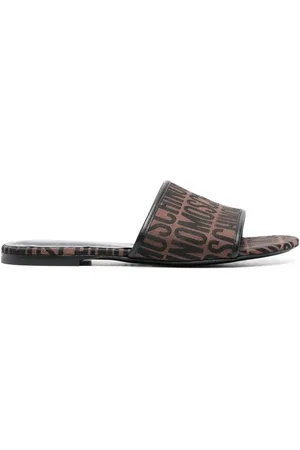 Moschino Logo-print open-toe sandals