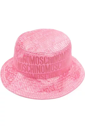Moschino Women Hats - Jacquard-logo bucket hat