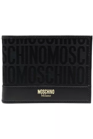 Moschino Women Wallets - Monogram logo stamp bi-fold wallet