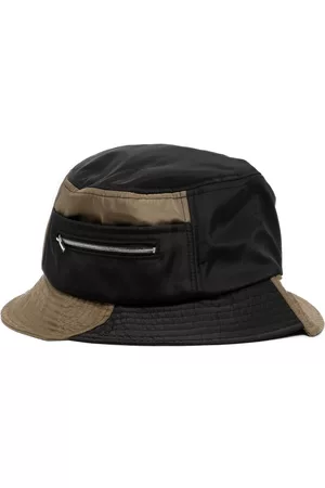 Feng Chen Wang Hats - Two-tone panelled bucket hat