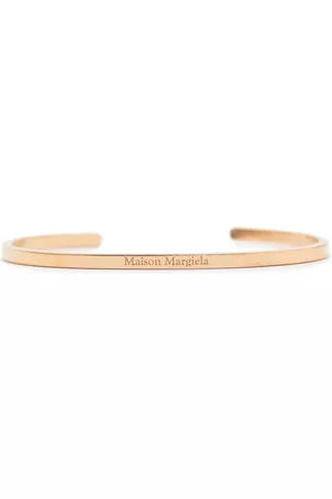 Maison Margiela Logo-engraved cuff bracelet