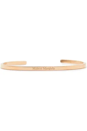Maison Margiela Logo-engraved cuff bracelet
