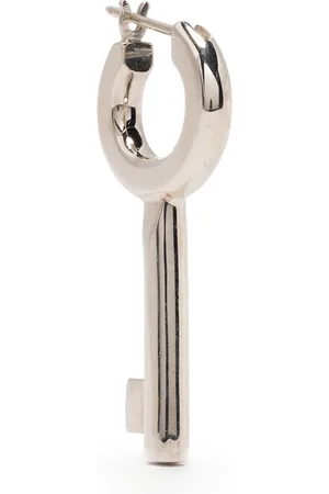 E.M. Sterling key earring