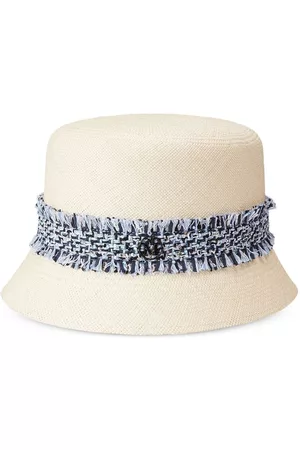 Maison Michel Women Hats - Kendall fringe-detail hat