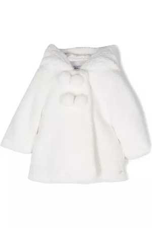Tartine Et Chocolat Hooded faux-fur coat