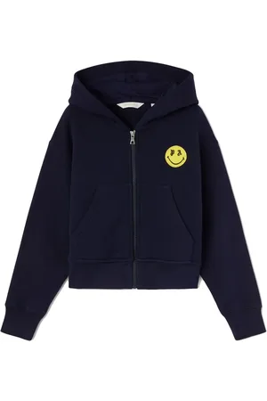 Palm Angels Smiley-print teddy-print hoodie