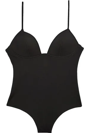 FLEUR DU MAL Cupped nonwire bodysuit