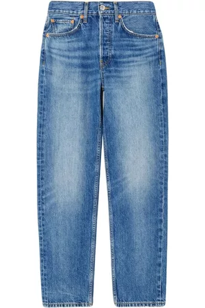 RE/DONE High-rise cropped jeans