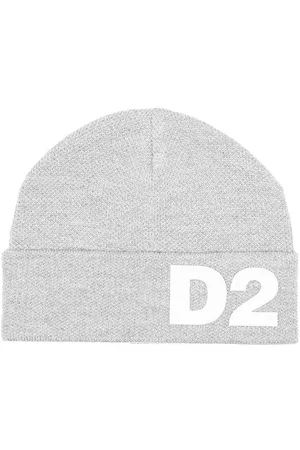 Dsquared2 Kids Beanies - Wool-blend logo beanie
