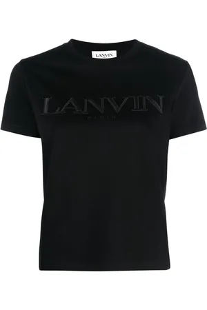 Lanvin Logo-lettering cotton T-shirt