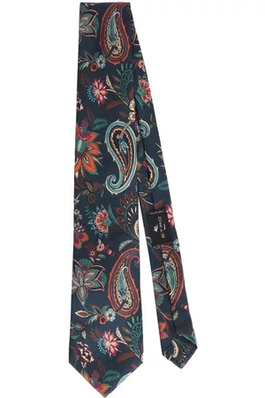 ETRO Men Bow Ties - Paisley-print silk tie