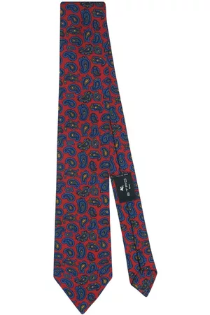 ETRO Men Neckties - Paisley-print silk tie