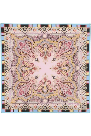 ETRO Men Bow Ties - Paisley-print silk pocket square
