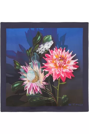 ETRO Men Bow Ties - Floral-print pocket square