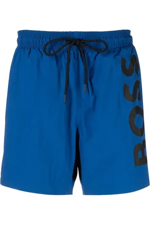 HUGO BOSS Logo-print swim shorts