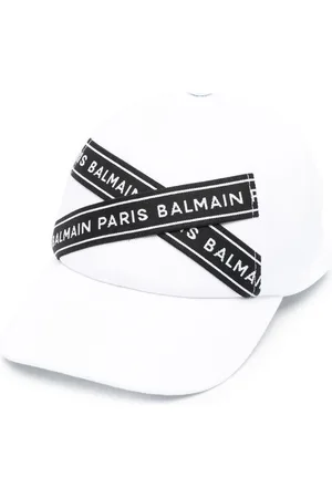 Balmain Logo-tape baseball cap