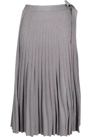 3.1 Phillip Lim Pleated wool-blend midi skirt