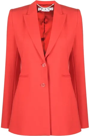 OFF-WHITE Notch-lapel buttoned blazer