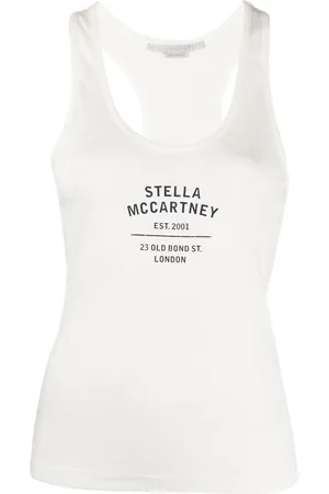 Stella McCartney Logo-print racerback top