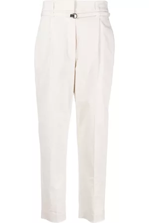 Brunello Cucinelli High-waisted tapered-leg trousers