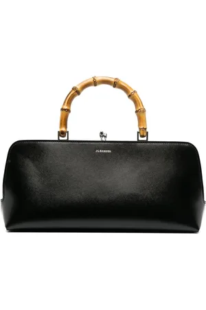 Jil Sander Goji bamboo-handle leather bag