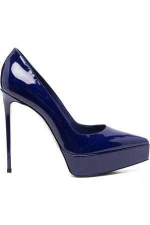 LE SILLA Uma 120mm patent-leather pumps