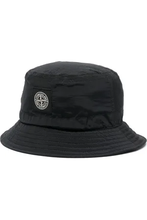 Stone Island Logo-patch bucket hat