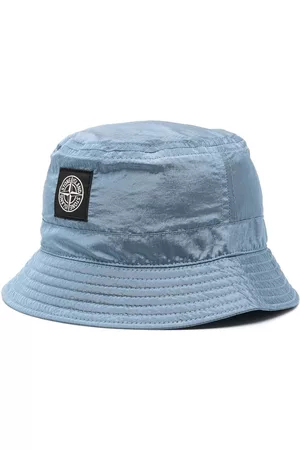 Stone Island Boys Hats - Logo-patch bucket hat