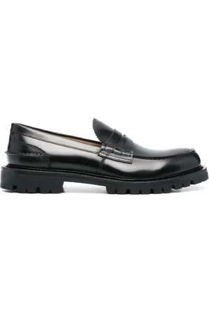 Scarosso Chunky-soled leather loafers