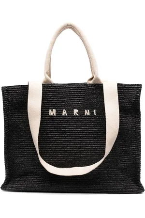 Marni Embroidered-logo tote bag