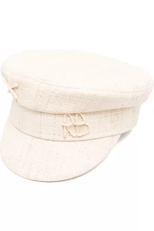 Ruslan Baginskiy Boys Hats - Embroidered-logo detail baker boy hat