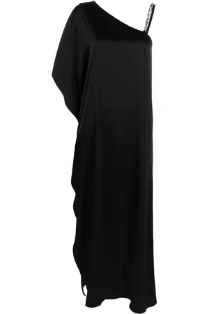 ALICE+OLIVIA Tae crystal-embellished asymmetric gown